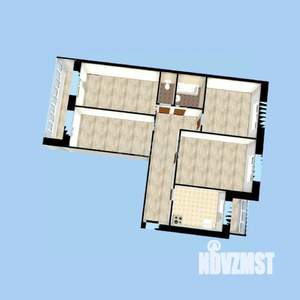4-к квартира, вторичка, 78м2, 9/9 этаж