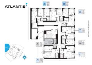 1-к квартира, вторичка, 28м2, 2/32 этаж
