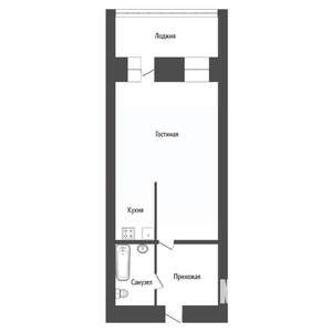 1-к квартира, вторичка, 45м2, 12/15 этаж