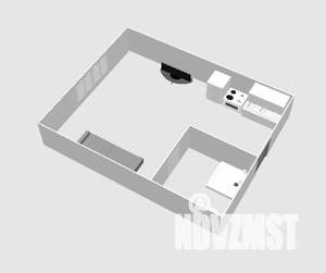 Студия квартира, вторичка, 14м2, 1/5 этаж