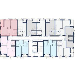 2-к квартира, вторичка, 43м2, 13/22 этаж
