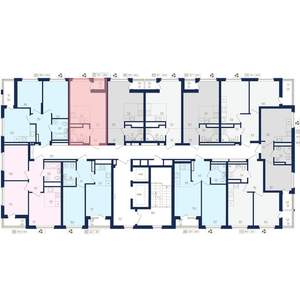 1-к квартира, вторичка, 25м2, 12/22 этаж