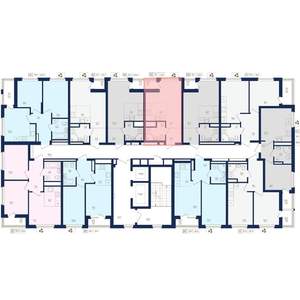 1-к квартира, вторичка, 24м2, 7/22 этаж