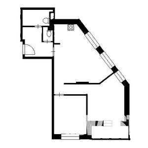 2-к квартира, вторичка, 43м2, 4/5 этаж