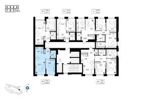 2-к квартира, вторичка, 50м2, 22/25 этаж