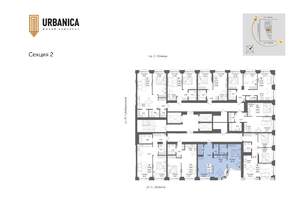 2-к квартира, вторичка, 61м2, 3/32 этаж
