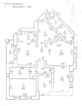 5-к квартира, вторичка, 147м2, 2/6 этаж