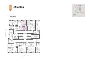 1-к квартира, вторичка, 23м2, 18/32 этаж