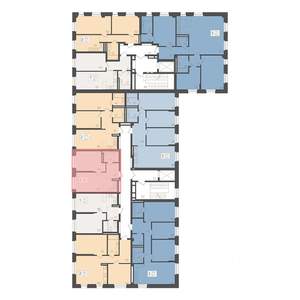 1-к квартира, вторичка, 43м2, 4/5 этаж