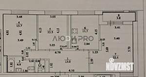 3-к квартира, вторичка, 83м2, 17/25 этаж