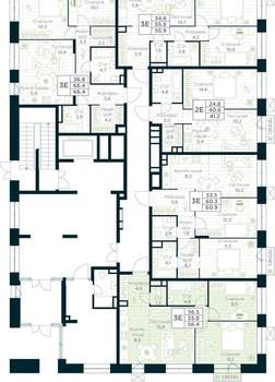 2-к квартира, вторичка, 56м2, 3/10 этаж