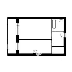 1-к квартира, вторичка, 49м2, 8/18 этаж
