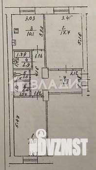 2-к квартира, вторичка, 63м2, 2/4 этаж