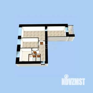 3-к квартира, вторичка, 59м2, 9/9 этаж