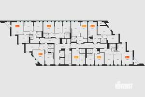 2-к квартира, вторичка, 68м2, 8/25 этаж