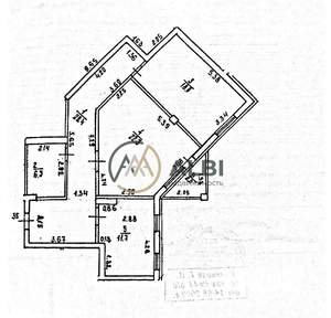 Студия квартира, вторичка, 81м2, 3/6 этаж