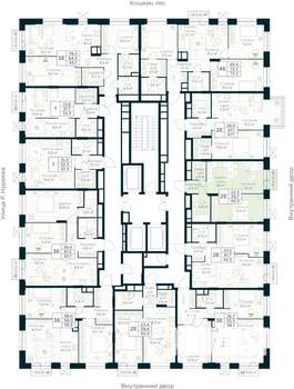 1-к квартира, вторичка, 40м2, 23/30 этаж