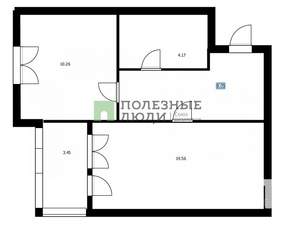 1-к квартира, вторичка, 42м2, 3/17 этаж