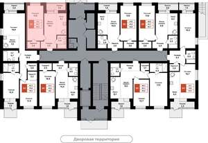 2-к квартира, вторичка, 45м2, 1/8 этаж