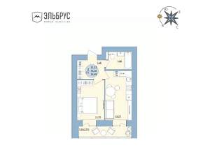 2-к квартира, вторичка, 39м2, 11/20 этаж