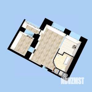 2-к квартира, вторичка, 43м2, 8/9 этаж