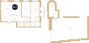 3-к квартира, вторичка, 138м2, 7/8 этаж