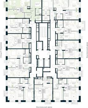 2-к квартира, вторичка, 65м2, 27/30 этаж