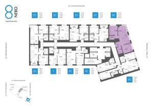 3-к квартира, вторичка, 64м2, 6/24 этаж