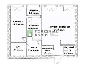 3-к квартира, вторичка, 83м2, 18/18 этаж