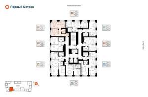 2-к квартира, вторичка, 42м2, 16/23 этаж