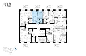 2-к квартира, вторичка, 41м2, 6/25 этаж