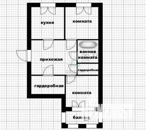 2-к квартира, вторичка, 70м2, 6/7 этаж