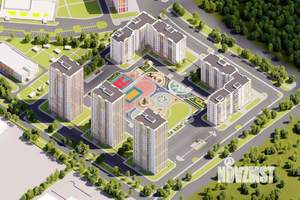 1-к квартира, строящийся дом, 33м2, 10/25 этаж