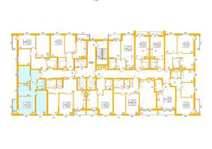 3-к квартира, строящийся дом, 59м2, 18/27 этаж