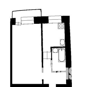 1-к квартира, вторичка, 34м2, 9/9 этаж