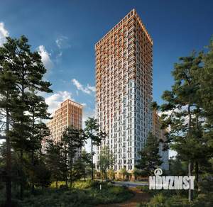 1-к квартира, строящийся дом, 34м2, 10/29 этаж