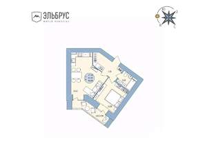2-к квартира, вторичка, 47м2, 11/20 этаж