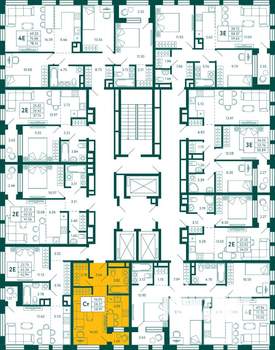 Студия квартира, строящийся дом, 29м2, 19/27 этаж
