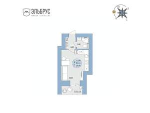 Студия квартира, вторичка, 24м2, 5/20 этаж