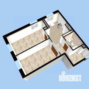 2-к квартира, вторичка, 54м2, 22/26 этаж