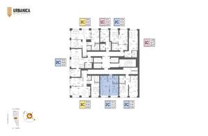 2-к квартира, вторичка, 45м2, 23/32 этаж