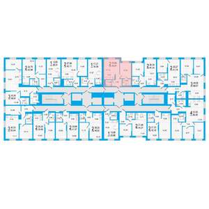 1-к квартира, вторичка, 47м2, 15/26 этаж