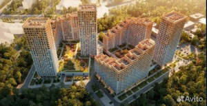 1-к квартира, строящийся дом, 34м2, 8/27 этаж