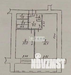1-к квартира, вторичка, 34м2, 9/12 этаж
