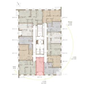 1-к квартира, вторичка, 28м2, 5/25 этаж