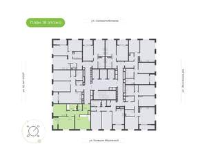 2-к квартира, вторичка, 66м2, 18/25 этаж