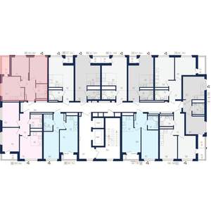 2-к квартира, вторичка, 43м2, 21/22 этаж