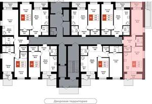 2-к квартира, вторичка, 56м2, 1/8 этаж