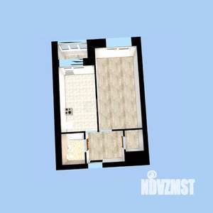 1-к квартира, вторичка, 41м2, 11/12 этаж