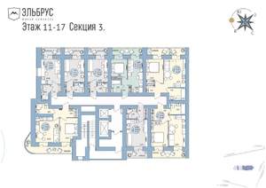 2-к квартира, вторичка, 42м2, 11/20 этаж